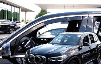 ΑΝΕΜΟΘΡΑΥΣΤΕΣ ΓΙΑ BMW X5 G05 5D 2018-2021 ΖΕΥΓΑΡΙ ΑΥΤΟΚΙΝΗΤΟΥ ΑΠΟ ΕΥΚΑΜΠΤΟ ΦΙΜΕ ΠΛΑΣΤΙΚΟ HEKO - 2 ΤΕΜ.