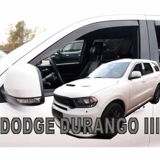 ΑΝΕΜΟΘΡΑΥΣΤΕΣ ΓΙΑ DODGE DURANGO 5D 2011-2021 ΖΕΥΓΑΡΙ ΑΠΟ ΕΥΚΑΜΠΤΟ ΦΙΜΕ ΠΛΑΣΤΙΚΟ HEKO - 2 ΤΕΜ.