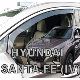 ΑΝΕΜΟΘΡΑΥΣΤΕΣ ΓΙΑ HYUNDAI SANTA FE IV 5D 2018+ ΖΕΥΓΑΡΙ ΑΠΟ ΕΥΚΑΜΠΤΟ ΦΙΜΕ ΠΛΑΣΤΙΚΟ HEKO - 2 ΤΕΜ.