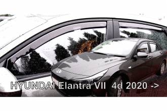 ΑΝΕΜΟΘΡΑΥΣΤΕΣ ΓΙΑ HYUNDAI ELANTRA 4D 2020+ ΣΕΤ ΑΥΤΟΚΙΝΗΤΟΥ ΑΠΟ ΕΥΚΑΜΠΤΟ ΦΙΜΕ ΠΛΑΣΤΙΚΟ HEKO - 4 ΤΕΜ.