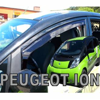 ΑΝΕΜΟΘΡΑΥΣΤΕΣ ΓΙΑ PEUGEOT iOn 5D 2010-2015 ΖΕΥΓΑΡΙ ΑΠΟ ΕΥΚΑΜΠΤΟ ΦΙΜΕ ΠΛΑΣΤΙΚΟ HEKO - 2 ΤΕΜ.