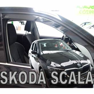 ΑΝΕΜΟΘΡΑΥΣΤΕΣ ΓΙΑ SKODA SCALA 5D 2019+ ΖΕΥΓΑΡΙ ΑΠΟ ΕΥΚΑΜΠΤΟ ΦΙΜΕ ΠΛΑΣΤΙΚΟ HEKO - 2 ΤΕΜ.