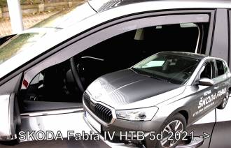 ΑΝΕΜΟΘΡΑΥΣΤΕΣ ΓΙΑ SKODA FABIA HTB 5D 2021+ ΖΕΥΓΑΡΙ ΑΠΟ ΕΥΚΑΜΠΤΟ ΦΙΜΕ ΠΛΑΣΤΙΚΟ HEKO - 2 ΤΕΜ.