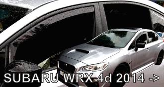 ΑΝΕΜΟΘΡΑΥΣΤΕΣ ΓΙΑ SUBARU WRX 4D 2014+ ΖΕΥΓΑΡΙ ΑΠΟ ΕΥΚΑΜΠΤΟ ΦΙΜΕ ΠΛΑΣΤΙΚΟ HEKO - 2 ΤΕΜ.