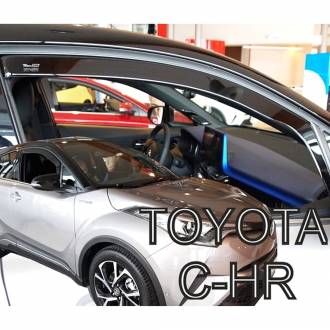 ΑΝΕΜΟΘΡΑΥΣΤΕΣ ΓΙΑ TOYOTA C-HR 5D 2016+ ΖΕΥΓΑΡΙ ΑΠΟ ΕΥΚΑΜΠΤΟ ΦΙΜΕ ΠΛΑΣΤΙΚΟ HEKO - 2 ΤΕΜ.