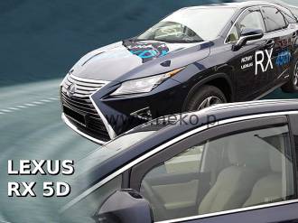 ΑΝΕΜΟΘΡΑΥΣΤΕΣ ΓΙΑ LEXUS RX 5D 2016+   ΖΕΥΓΑΡΙ ΑΥΤΟΚΙΝΗΤΟΥ ΑΠΟ ΕΥΚΑΜΠΤΟ ΦΙΜΕ ΠΛΑΣΤΙΚΟ HEKO - 2 ΤΕΜ.