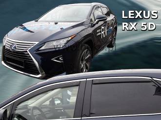 ΑΝΕΜΟΘΡΑΥΣΤΕΣ ΓΙΑ LEXUS RX 5D 2016+ ΣΕΤ ΑΥΤΟΚΙΝΗΤΟΥ ΑΠΟ ΕΥΚΑΜΠΤΟ ΦΙΜΕ ΠΛΑΣΤΙΚΟ HEKO - 4 ΤΕΜ