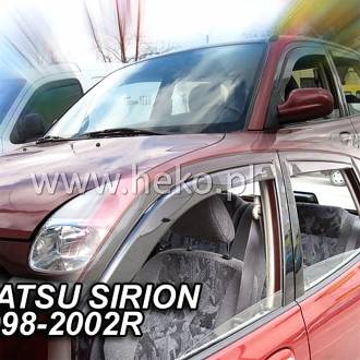 ΑΝΕΜΟΘΡΑΥΣΤΕΣ ΓΙΑ DAIHATSU SIRION 5D 1998-2005 ΖΕΥΓΑΡΙ ΑΠΟ ΕΥΚΑΜΠΤΟ ΦΙΜΕ ΠΛΑΣΤΙΚΟ HEKO - 2 ΤΕΜ.