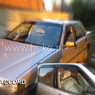 ΑΝΕΜΟΘΡΑΥΣΤΕΣ ΓΙΑ HONDA ACCORD 3 CA 4D SEDAN 1986-1988 ΖΕΥΓΑΡΙ ΑΠΟ ΕΥΚΑΜΠΤΟ ΦΙΜΕ ΠΛΑΣΤΙΚΟ HEKO - 2 ΤΕΜ.