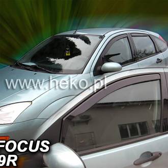 ΑΝΕΜΟΘΡΑΥΣΤΕΣ ΓΙΑ FORD FOCUS MK1 4D/5D 1998-2005 ΖΕΥΓΑΡΙ ΑΠΟ ΕΥΚΑΜΠΤΟ ΦΙΜΕ ΠΛΑΣΤΙΚΟ HEKO - 2 ΤΕΜ.