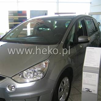 ΑΝΕΜΟΘΡΑΥΣΤΕΣ ΓΙΑ FORD S-MAX 5D 2006-2010 ΖΕΥΓΑΡΙ ΑΠΟ ΕΥΚΑΜΠΤΟ ΦΙΜΕ ΠΛΑΣΤΙΚΟ HEKO - 2 ΤΕΜ.