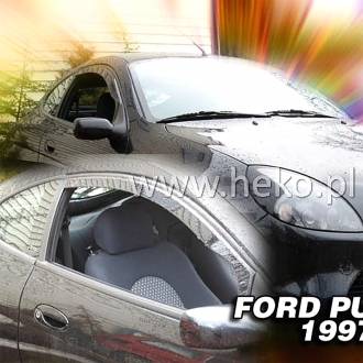 ΑΝΕΜΟΘΡΑΥΣΤΕΣ ΓΙΑ FORD PUMA 3D 1997-2002 ΖΕΥΓΑΡΙ ΑΠΟ ΕΥΚΑΜΠΤΟ ΦΙΜΕ ΠΛΑΣΤΙΚΟ HEKO - 2 ΤΕΜ.