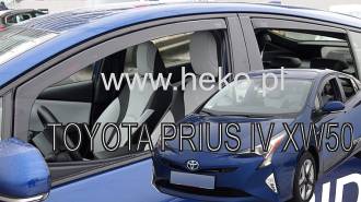 ΑΝΕΜΟΘΡΑΥΣΤΕΣ ΓΙΑ TOYOTA PRIUS 5D 2016+ ΣΕΤ ΑΥΤΟΚΙΝΗΤΟΥ ΑΠΟ ΕΥΚΑΜΠΤΟ ΦΙΜΕ ΠΛΑΣΤΙΚΟ HEKO - 4 ΤΕΜ.