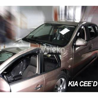 ΑΝΕΜΟΘΡΑΥΣΤΕΣ ΓΙΑ KIA CEED 5D 2007-2012 ΖΕΥΓΑΡΙ ΑΠΟ ΕΥΚΑΜΠΤΟ ΦΙΜΕ ΠΛΑΣΤΙΚΟ HEKO - 2 ΤΕΜ.