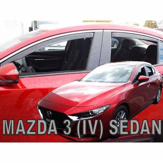 ΑΝΕΜΟΘΡΑΥΣΤΕΣ ΓΙΑ MAZDA 3 4D 2019+ ΣΕΤ ΑΥΤΟΚΙΝΗΤΟΥ ΑΠΟ ΕΥΚΑΜΠΤΟ ΦΙΜΕ ΠΛΑΣΤΙΚΟ HEKO - 4 ΤΕΜ.