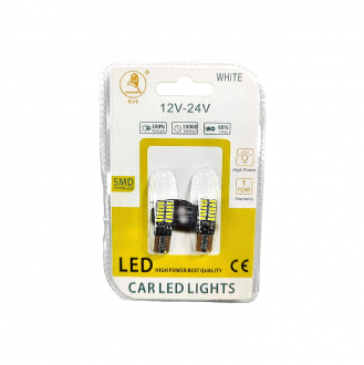 EJC Λάμπες Αυτοκινήτου 4014-24LED 12V-24 2τμχ ψυχρό φως canbus