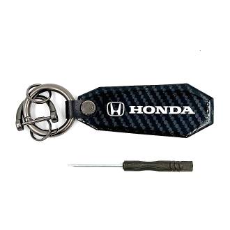 Μπρελόκ Κλειδιών Carbon Honda Λεπτό Εύκαμπτο με δώρο Κλειδί