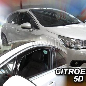 ΑΝΕΜΟΘΡΑΥΣΤΕΣ ΓΙΑ CITROEN DS4 5D 2011-2018 ΖΕΥΓΑΡΙ ΑΠΟ ΕΥΚΑΜΠΤΟ ΦΙΜΕ ΠΛΑΣΤΙΚΟ HEKO - 2 ΤΕΜ.