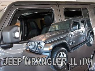 ΑΝΕΜΟΘΡΑΥΣΤΕΣ ΓΙΑ JEEP WRANGLER JL IV 5D 2019+ ΣΕΤ ΑΥΤΟΚΙΝΗΤΟΥ ΑΠΟ ΕΥΚΑΜΠΤΟ ΦΙΜΕ ΠΛΑΣΤΙΚΟ HEKO - 4 ΤΕΜ.