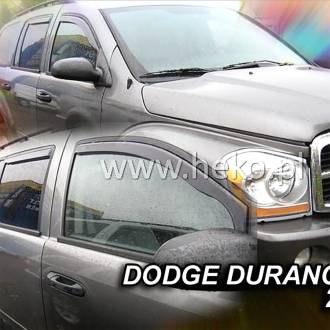 ΑΝΕΜΟΘΡΑΥΣΤΕΣ ΓΙΑ DODGE DURANGO 5D 2004-2010 ΖΕΥΓΑΡΙ ΑΠΟ ΕΥΚΑΜΠΤΟ ΦΙΜΕ ΠΛΑΣΤΙΚΟ HEKO - 2 ΤΕΜ.