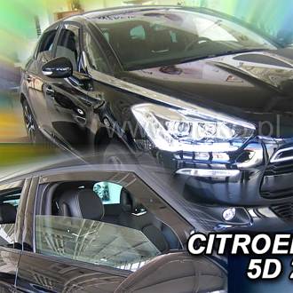 ΑΝΕΜΟΘΡΑΥΣΤΕΣ ΓΙΑ CITROEN DS5 5D 2012-2018 ΖΕΥΓΑΡΙ ΑΠΟ ΕΥΚΑΜΠΤΟ ΦΙΜΕ ΠΛΑΣΤΙΚΟ HEKO - 2 ΤΕΜ.