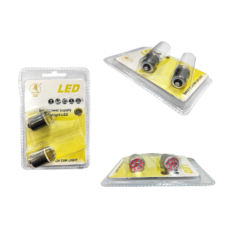 EJC Led Λάμπα Μονοπολική Κόκκινη 12V L18N 1156 9LED canbus