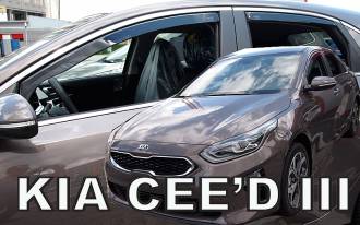 ΑΝΕΜΟΘΡΑΥΣΤΕΣ ΓΙΑ KIA CEED 5D HTB 2017+   ΣΕΤ ΑΥΤΟΚΙΝΗΤΟΥ ΑΠΟ ΕΥΚΑΜΠΤΟ ΦΙΜΕ ΠΛΑΣΤΙΚΟ HEKO - 4 ΤΕΜ.