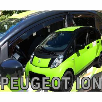 ΑΝΕΜΟΘΡΑΥΣΤΕΣ ΓΙΑ PEUGEOT  ION 5D 2010-2015 ΣΕΤ ΑΥΤΟΚΙΝΗΤΟΥ ΑΠΟ ΕΥΚΑΜΠΤΟ ΦΙΜΕ ΠΛΑΣΤΙΚΟ HEKO - 4 ΤΕΜ.