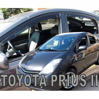 ΑΝΕΜΟΘΡΑΥΣΤΕΣ ΓΙΑ TOYOTA PRIUS 2003-2009 ΣΕΤ ΑΥΤΟΚΙΝΗΤΟΥ ΑΠΟ ΕΥΚΑΜΠΤΟ ΦΙΜΕ ΠΛΑΣΤΙΚΟ HEKO - 4 ΤΕΜ.