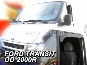 ΑΝΕΜΟΘΡΑΥΣΤΕΣ ΓΙΑ FORD TRANSIT 2D 2000-2006 / T300 ΑΝΩ ΜΕΡΟΣ ΚΟΝΤΟ ΖΕΥΓΑΡΙ ΑΠΟ ΕΥΚΑΜΠΤΟ ΦΙΜΕ ΠΛΑΣΤΙΚΟ HEKO - 2 ΤΕΜ.