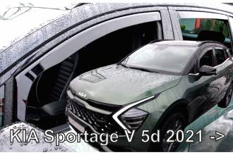 ΑΝΕΜΟΘΡΑΥΣΤΕΣ ΓΙΑ KIA SPORTAGE 5D 2021+  ΣΕΤ ΑΥΤΟΚΙΝΗΤΟΥ ΑΠΟ ΕΥΚΑΜΠΤΟ ΦΙΜΕ ΠΛΑΣΤΙΚΟ HEKO - 4 ΤΕΜ.