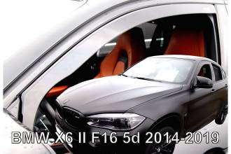 ΑΝΕΜΟΘΡΑΥΣΤΕΣ ΓΙΑ BMW X6 F16 5D 2014-2019  ΖΕΥΓΑΡΙ ΑΠΟ ΕΥΚΑΜΠΤΟ ΦΙΜΕ ΠΛΑΣΤΙΚΟ HEKO - 2 ΤΕΜ.