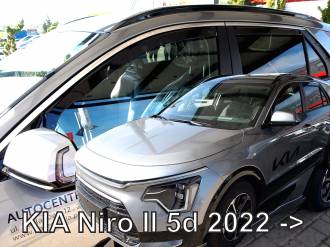 ΑΝΕΜΟΘΡΑΥΣΤΕΣ ΓΙΑ KIA NIRO 5D 2022+  ΣΕΤ ΑΥΤΟΚΙΝΗΤΟΥ ΑΠΟ ΕΥΚΑΜΠΤΟ ΦΙΜΕ ΠΛΑΣΤΙΚΟ HEKO - 4 ΤΕΜ.