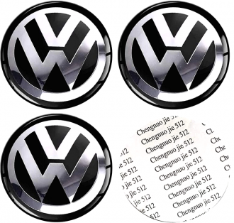 Αυτοκόλλητα Ζάντας Vw 57mm - σετ 4τμχ (2 χρώματα)