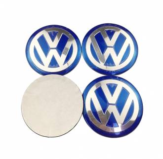 Αυτοκόλλητα Ζάντας Vw 57mm - σετ 4τμχ (2 χρώματα)