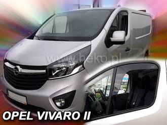 ΑΝΕΜΟΘΡΑΥΣΤΕΣ ΓΙΑ OPEL VIVARO 2014+ / RENAULT TRAFIC 2014+ /FIAT TALENTO 2016+ ΖΕΥΓΑΡΙ ΑΠΟ ΕΥΚΑΜΠΤΟ ΦΙΜΕ ΠΛΑΣΤΙΚΟ HEKO - 2 ΤΕΜ.