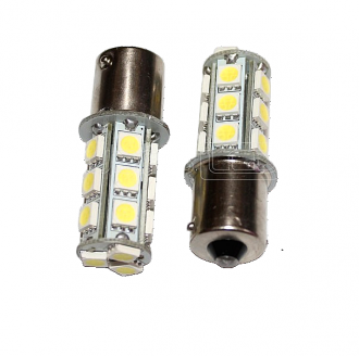 Led Λάμπες Μονοπολικές 18led Smd 18w 12v σετ 2τμχ