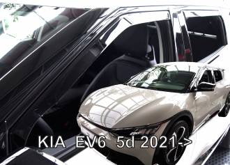 ΑΝΕΜΟΘΡΑΥΣΤΕΣ ΓΙΑ KIA EV6 5D 2021+ ΣΕΤ ΑΥΤΟΚΙΝΗΤΟΥ ΑΠΟ ΕΥΚΑΜΠΤΟ ΦΙΜΕ ΠΛΑΣΤΙΚΟ HEKO - 4 ΤΕΜ.