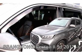 ΑΝΕΜΟΘΡΑΥΣΤΕΣ ΓΙΑ SSANGYONG REXTON 5D 2017+ ΣΕΤ ΑΥΤΟΚΙΝΗΤΟΥ ΑΠΟ ΕΥΚΑΜΠΤΟ ΦΙΜΕ ΠΛΑΣΤΙΚΟ HEKO - 4 ΤΕΜ.