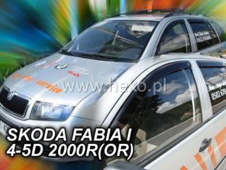 ΑΝΕΜΟΘΡΑΥΣΤΕΣ ΓΙΑ SKODA FABIA 4D/5D 1999-2010 ΖΕΥΓΑΡΙ ΕΞΩΤΕΡΙΚΟΙ ΑΥΤΟΚΙΝΗΤΟΥ ΑΠΟ ΕΥΚΑΜΠΤΟ ΦΙΜΕ ΠΛΑΣΤΙΚΟ HEKO - 2 ΤΕΜ.