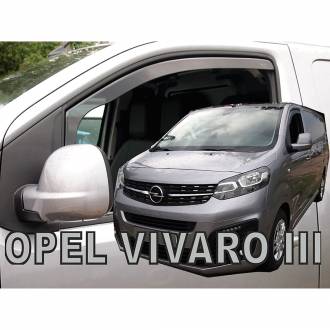 ΑΝΕΜΟΘΡΑΥΣΤΕΣ ΓΙΑ CITROEN JUMPY 3 / SPACETOURER / TOYOTA PROACE 2 / PEUGEOT EXPERT 3 / TRAVELLER 2016+ / OPEL VIVARO 3 2019+ ΖΕΥΓΑΡΙ VAN ΑΠΟ ΕΥΚΑΜΠΤΟ ΦΙΜΕ ΠΛΑΣΤΙΚΟ HEKO - 2 ΤΕΜ.