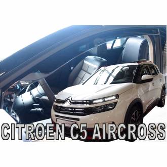 ΑΝΕΜΟΘΡΑΥΣΤΕΣ ΓΙΑ CITROEN C5 AIRCROSS 5D 2019-2021 ΖΕΥΓΑΡΙ ΑΠΟ ΕΥΚΑΜΠΤΟ ΦΙΜΕ ΠΛΑΣΤΙΚΟ HEKO - 2 ΤΕΜ.