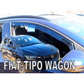 ΑΝΕΜΟΘΡΑΥΣΤΕΣ ΓΙΑ FIAT TIPO 4D/5D SEDAN HTB WAGON 2016-2020 ΖΕΥΓΑΡΙ ΑΠΟ ΕΥΚΑΜΠΤΟ ΦΙΜΕ ΠΛΑΣΤΙΚΟ HEKO - 2 ΤΕΜ.