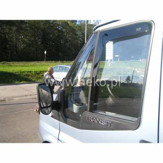 ΑΝΕΜΟΘΡΑΥΣΤΕΣ ΓΙΑ FORD TRANSIT 7 2D 05/2006+ ΖΕΥΓΑΡΙ VAN ΑΠΟ ΕΥΚΑΜΠΤΟ ΦΙΜΕ ΠΛΑΣΤΙΚΟ HEKO - 2 ΤΕΜ.