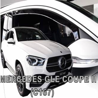 ΑΝΕΜΟΘΡΑΥΣΤΕΣ ΓΙΑ MERCEDES GLE COUPE C167 5D 2019+ - ΖΕΥΓΡΙ ΖΕΥΓΑΡΙ ΑΠΟ ΕΥΚΑΜΠΤΟ ΦΙΜΕ ΠΛΑΣΤΙΚΟ HEKO - 2 ΤΕΜ.