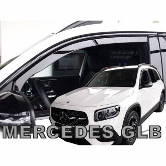 ΑΝΕΜΟΘΡΑΥΣΤΕΣ ΓΙΑ MERCEDES GLB X247 5D 2019+ ΖΕΥΓΑΡΙ ΑΠΟ ΕΥΚΑΜΠΤΟ ΦΙΜΕ ΠΛΑΣΤΙΚΟ HEKO - 2 ΤΕΜ.