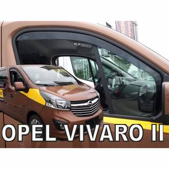 ΑΝΕΜΟΘΡΑΥΣΤΕΣ ΓΙΑ OPEL VIVARO II 2014+ / RENAULT TRAFIC III 2014+ / NISSAN NV300 2018+ ΖΕΥΓΑΡΙ ΑΥΤΟΚΙΝΗΤΟΥ ΑΠΟ ΕΥΚΑΜΠΤΟ ΦΙΜΕ ΠΛΑΣΤΙΚΟ HEKO - 2 ΤΕΜ.