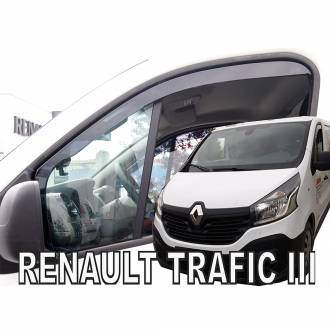 ΑΝΕΜΟΘΡΑΥΣΤΕΣ ΓΙΑ OPEL VIVARO II 2014+ / RENAULT TRAFIC III 2014+ / NISSAN NV300 2018+ ΖΕΥΓΑΡΙ ΑΥΤΟΚΙΝΗΤΟΥ ΑΠΟ ΕΥΚΑΜΠΤΟ ΦΙΜΕ ΠΛΑΣΤΙΚΟ HEKO - 2 ΤΕΜ.