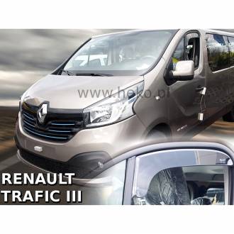 ΑΝΕΜΟΘΡΑΥΣΤΕΣ ΓΙΑ FIAT TALENTO 2016+ / OPEL VIVARO 2 2014-2019 / RENAULT TRAFIC 3 2014+ ΚΟΝΤΟ ΖΕΥΓΑΡΙ VAN ΑΠΟ ΕΥΚΑΜΠΤΟ ΦΙΜΕ ΠΛΑΣΤΙΚΟ HEKO - 2 ΤΕΜ.