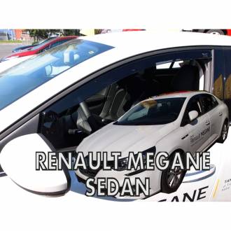 ΑΝΕΜΟΘΡΑΥΣΤΕΣ ΓΙΑ RENAULT MEGANE 5D 2016+ ΖΕΥΓΑΡΙ ΑΠΟ ΕΥΚΑΜΠΤΟ ΦΙΜΕ ΠΛΑΣΤΙΚΟ HEKO - 2 ΤΕΜ.